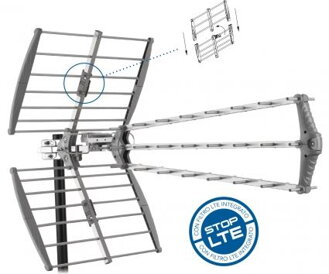 Anténa FUBA DAT 912-5G - 700MHz UHF 