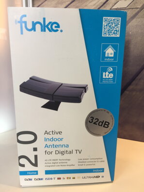 Anténa Funke Home 2.0, filtr LTE, 14dB