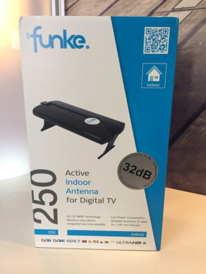 Anténa Funke DSC250, filtr LTE, 14dB