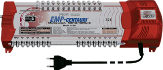 Multipřepínač EMP Centauri 3 družice + TV, 16 výstupů