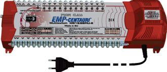 Multipřepínač EMP Centauri 3 družice + TV, 26 výstupů