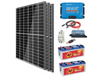 Fotovoltaický set na chatu 1020Wp 24V