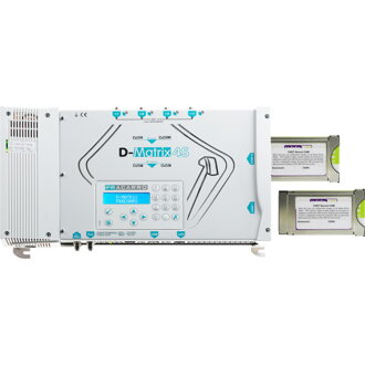 D-MATRIX 4S- EVO-4xDVB-S/S2 > 4xDVB-T/C 2xCI Compact stanice STA