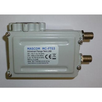 MASCOM LNB MC-FT03 flange přírubový TWIN