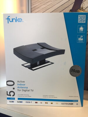 Anténa Funke Home 5.0, filtr LTE, 17dB