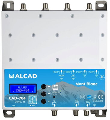 CAD-704 digitální programovatelný zesilovač Mont Blanc, LTE