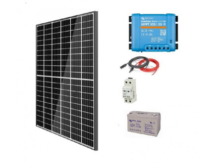 Fotovoltaický set na chatu 340Wp 12V Smart-GEL