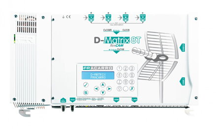  D-MATRIX 8T-  8xDVB-T/T2/C > 8xDVB-T/C 2xCI  Compact stanice STA