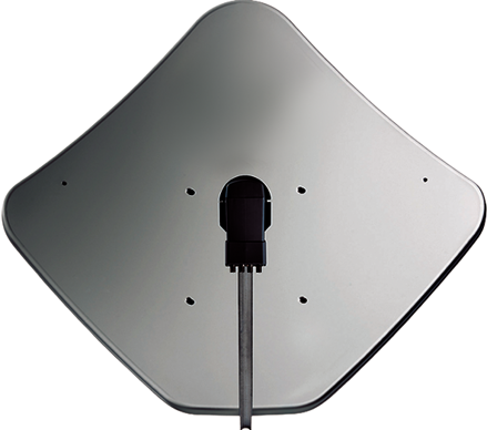Parabola PENTA P85GX10-B 85 cm AL šedá
