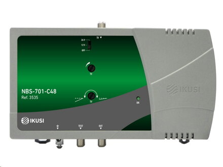Ikusi NBS-701 c.48 zesilovač, 1 vstup 47-694 MHz, 115 dBµV LTE 700
