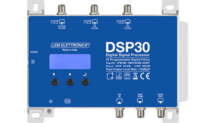 DSP 30-5G LEM Elettronica zesilovač/měnič 4xvstup/ 60dB/ 116dB