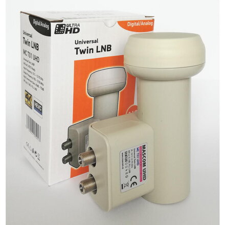 Mascom MCT01 UHD Twin LNB 0.1dB