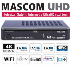 Mascom MC9140 UHDCI Smart, 4K UHD, DVB-/T2/C/S2, CI+, combo
