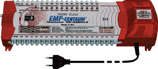 Multipřepínač EMP Centauri 3 družice + TV, 26 výstupů