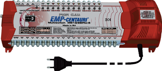 Multipřepínač EMP Centauri 3 družice + TV, 26 výstupů Multipřepínač EMP Centauri 3 družice + TV, 26 výstupů