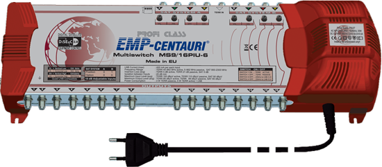 Multipřepínač EMP Centauri 2 družice + TV, 16 výstupů