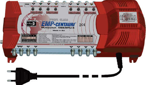 Multipřepínač EMP Centauri 2 družice + TV, 8 výstupů