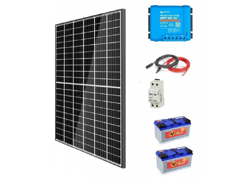 Fotovoltaický set na chatu 340Wp 24V Fotovoltaický set na chatu 340Wp 24V