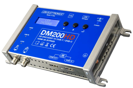 DM200 modulátor DVB-T-DVB-C / 4K